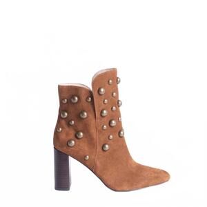 NEW CECELIA NEW YORK women's brace boots in cognac